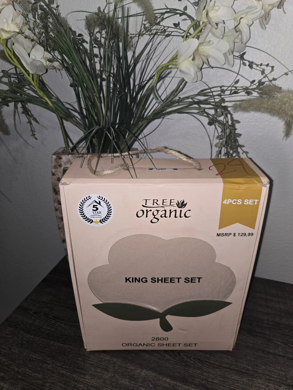 King Sheet Set - Cream